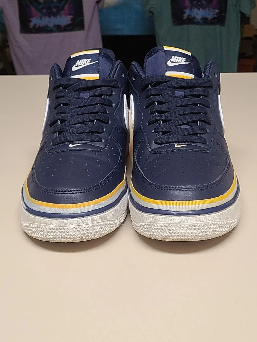 Nike Air Force 1 Low Ribbon Obsidian casual low top sneakers size 10